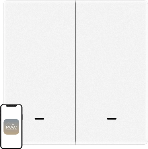 Moes ZigBee spínač scén se 2 tlačítky - 1 kus