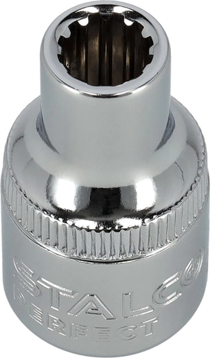 Stalco 1/2" 12hranná spline hlavice 11 mm CrV