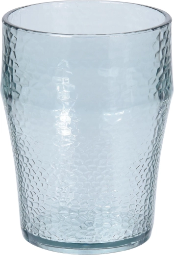 Plastová sklenice 400 ml s vzhledem recyklovaného skla