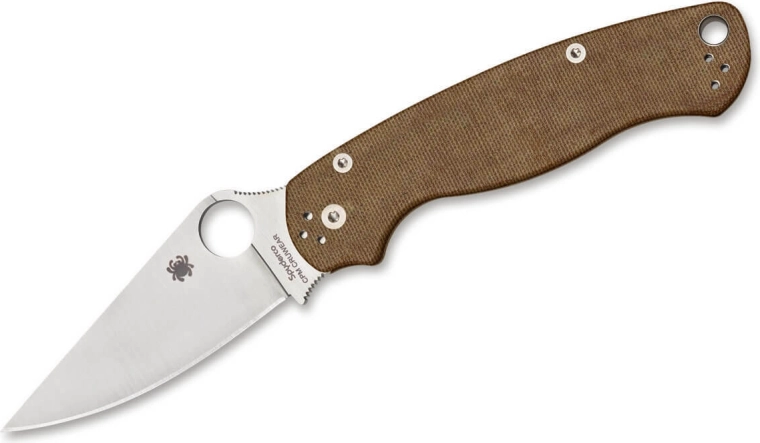 Spyderco Para Military 2 kapesní nůž s hnědou micartou 8,8 cm