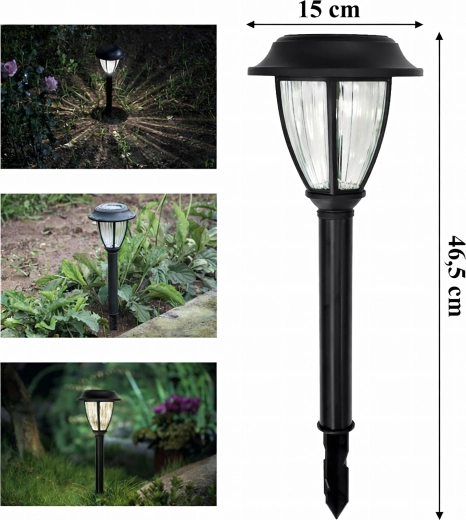 Sada 10 ks solárních LED zahradních luceren na zapíchnutí