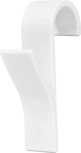 Plastové háčky na radiátor, bílé, 2 ks