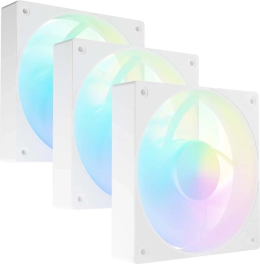 Fury Sai S12 ARGB PWM bílá sada 3 ventilátorů