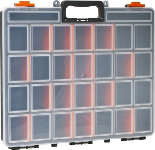 Plastový organizér s variabilními přihrádkami 470 × 400 × 60 mm
