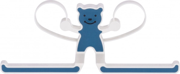 Multifunkční věšák s motivem medvídka – modrý