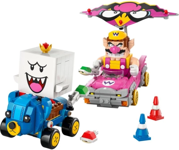 Lego Super Mario Mario Kart – Wario a King Boo závodní set