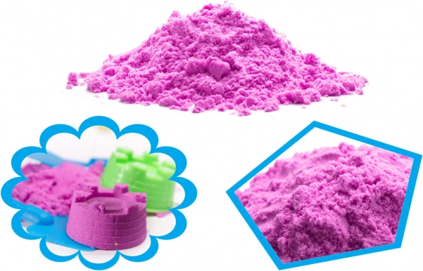 Magický kinetický písek pro děti 1 kg – Fialová