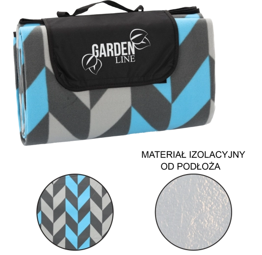 Pikniková deka 200 × 200 cm s izolací jolka