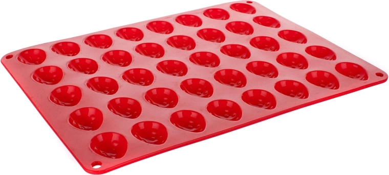 Silikonová forma na ořechy Culinaria Red 40 ks