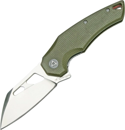 Fox knives atrax mod edge zavírací kapesní nůž 8 cm zelená micarta