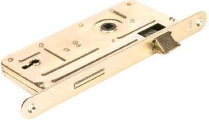 Zadlabací dozický zámek 90/80, bílý zinek, pravolevý