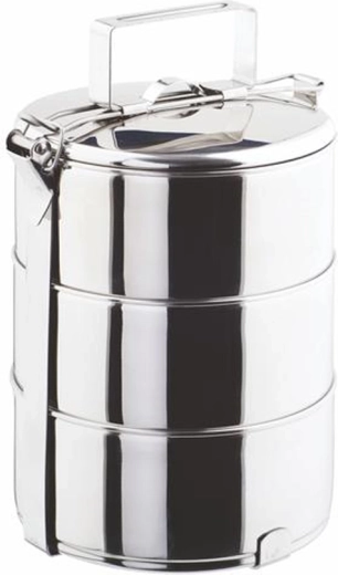 Nerezový jídlonosič TORO 3 patra 3×800 ml