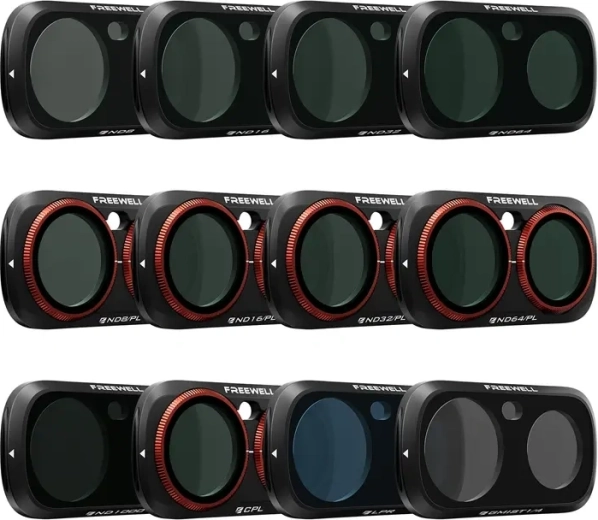 Freewell sada filtrů pro Insta360 Luna Ultra (12 ks)