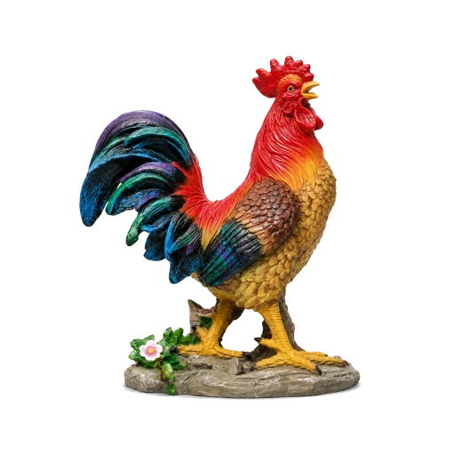 Dekorační figurka kohouta do betléma 41 cm