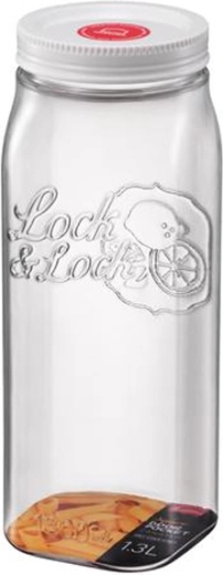 Dóza na potraviny LOCKnLOCK Square 1,3 l se šroubovacím víčkem