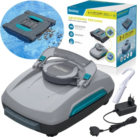 Bestway Aquatronix Pro G300 bezdrátový robotický vysavač a skimmer 2v1