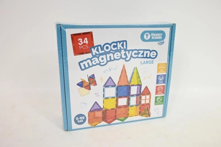 Magnetické stavební kostky SmilyPlay 34 ks