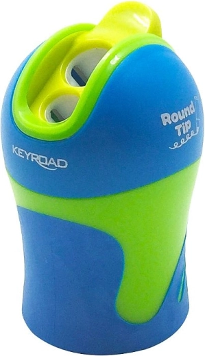 Ořezávátko Keyroad Color zelené s dvojitým otvorem