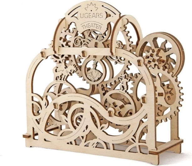 Ugears 3D mechanické puzzle divadlo (70 dílků)