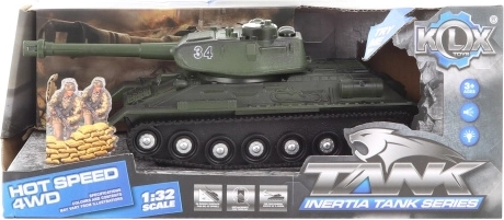 Zelený setrvačný tank 1:32