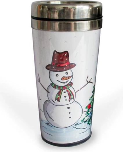 Termohrnek Sněhulák 450 ml s protiskluzovým dnem
