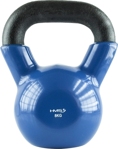 Kettlebell HMS 8 kg s vinylovým povrchem