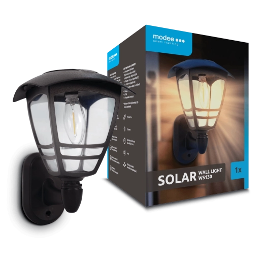 Modee solární nástěnná dekorativní LED lampa WS130