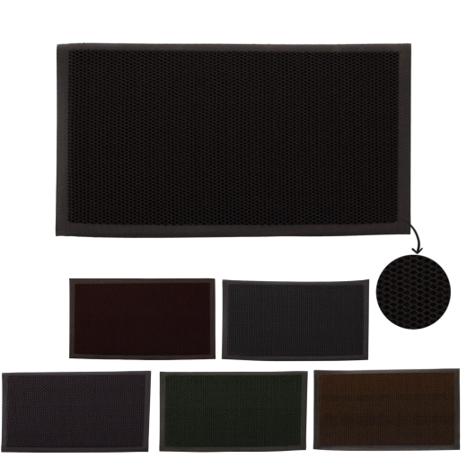 Vstupní rohož s 3D strukturou 45 × 70 cm, šedá