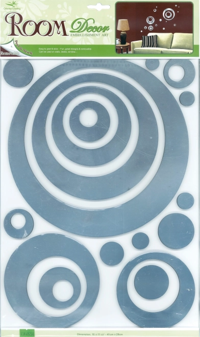 Samolepky Stříbrné Kruhy Small Foot