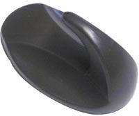 Samolepicí oválné háčky hnědé (2 ks)