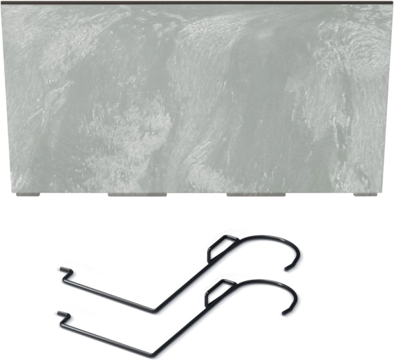 Truhlík URBI Case Beton Effect W s háky a vkladem 39,5 cm – betonová barva