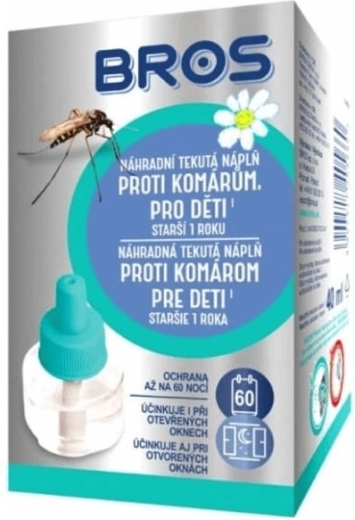 Bros náhradní tekutá náplň proti komárům pro děti