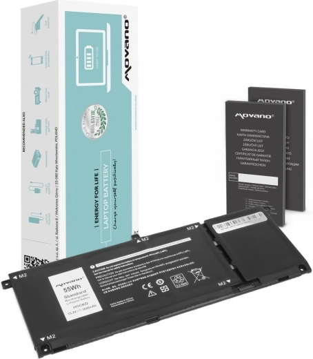 Movano baterie pro Dell Inspiron 5400/5401/5402/5406/5501/5508 3600 mAh 55 Wh