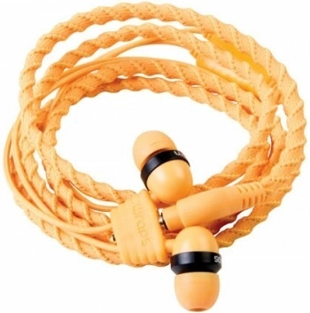 Wraps Talk Sunrise oranžová sluchátka do uší s mikrofonem