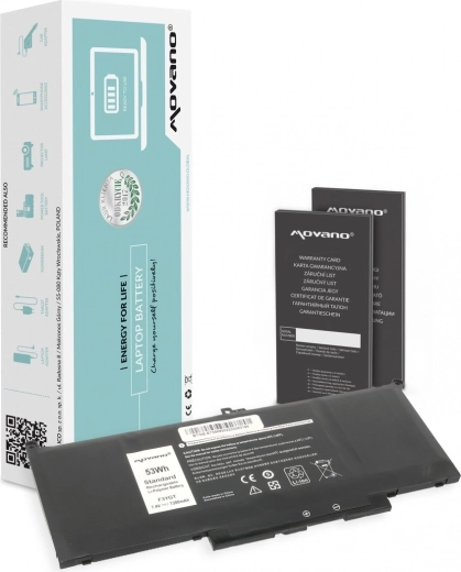 Movano baterie pro Dell Latitude 7390 / 7490 (MYJ96) 7200 mAh 53 Wh