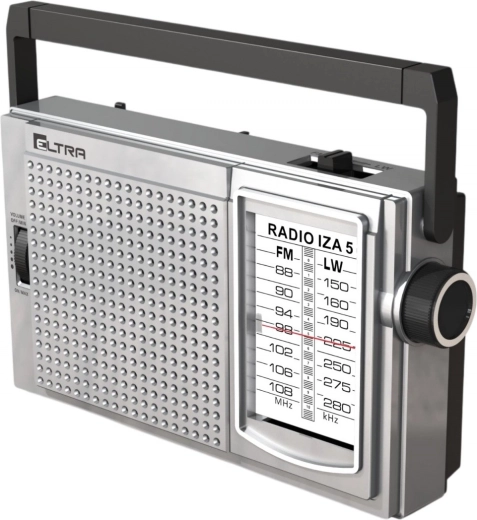 Stříbrné rádio IZA-5