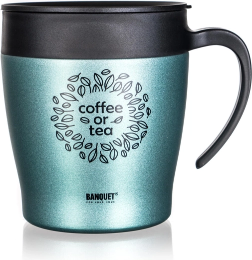Cestovní termohrnek 330 ml BANQUET Tazza zelenošedý