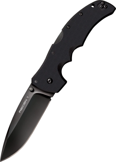 Taktický kapesní nůž Cold Steel Recon 1 Spear Point, 10,2 cm, černý, G10