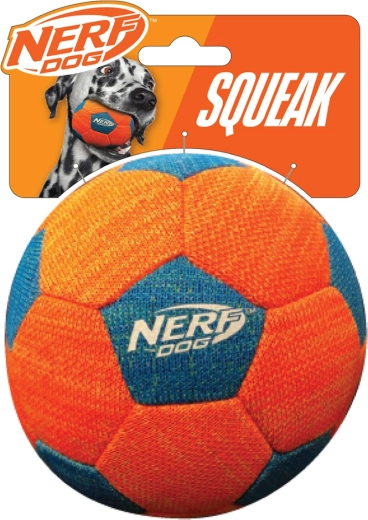 Nerf Dog pískací fotbalový míč pro psy 12,7 cm