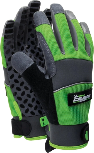 Stalco pracovní rukavice hi-vis gripper velikost 9