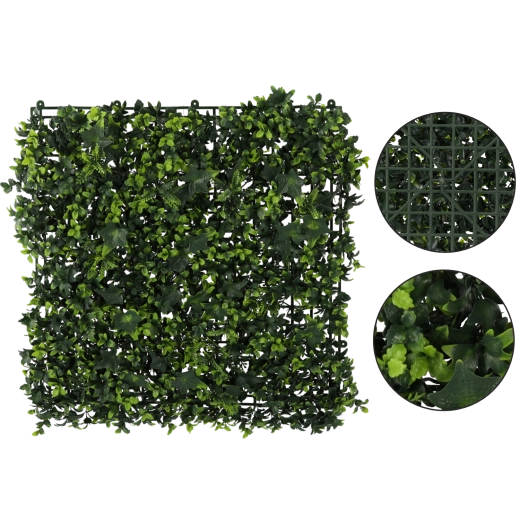 Rostlinný nástěnný panel s břečťanem 50 × 50 cm