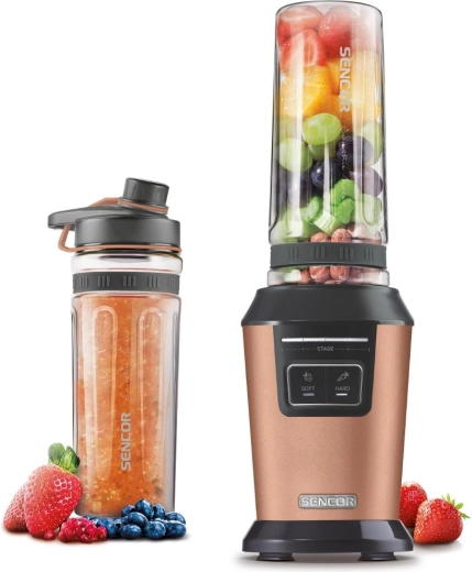 Sencor automatický smoothie mixér se sportovními lahvemi