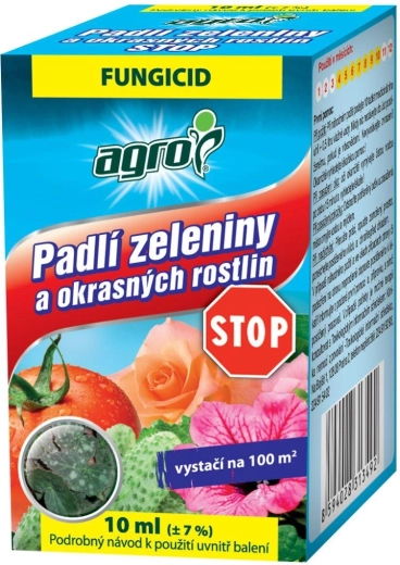 STOP padlí – systémový fungicid pro zeleninu a okrasné rostliny 10 ml
