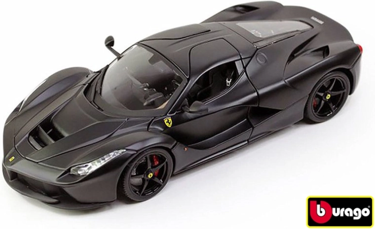 Bburago Ferrari LaFerrari matná černá 1:18
