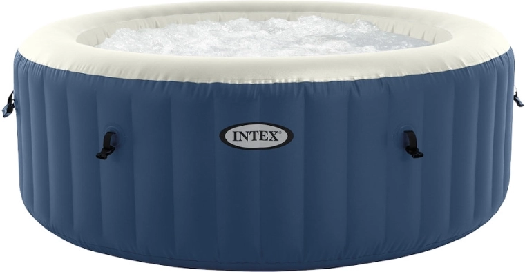 Intex PureSpa Bubble HWS nafukovací vířivý bazén modrý