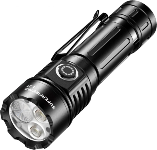 Superfire l21 kompaktní led svítilna 1350 lm usb-c