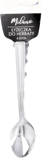Sada čajových lžiček Milano – 6 ks z nerezové oceli