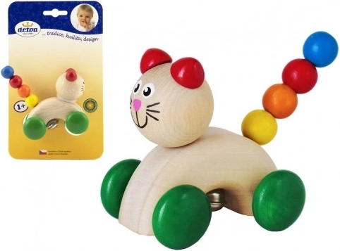 Kočka na kolečkách Chrastítko