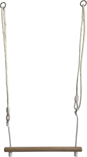 Dřevěná visutá hrazda 2Kids Toys s nastavitelnými lany