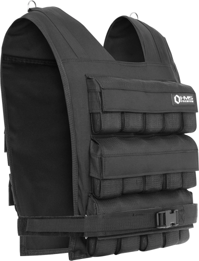 Zátěžová vesta HMS Premium 1–30 kg s nastavitelnou hmotností